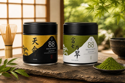 TENMEI & FUJI NO MIDORI｜Japanese Matcha Selection 30g × 2 天命・富士乃翠｜国産抹茶2缶セット